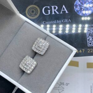 3 LAYERS SQUARE SHAPE EARRINGS
