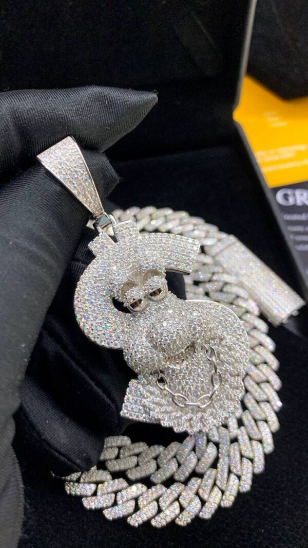 DOLLAR SIGN CARTOON PENDANT