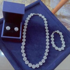 SMILEY FACE NECKLACE SET