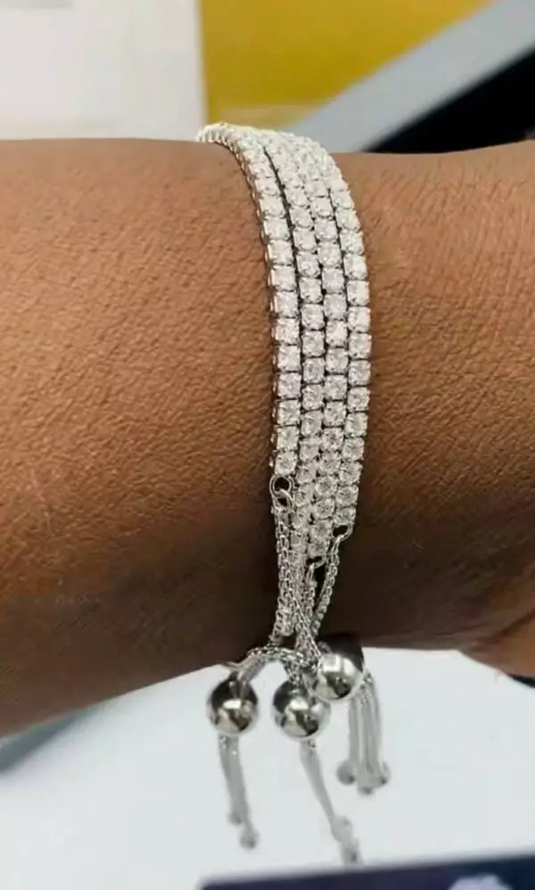 ADJUSTABLE TENNIS BRACELET