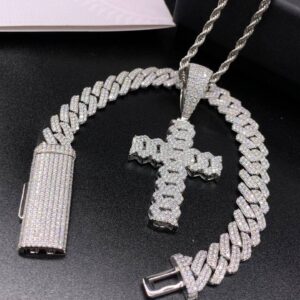 CUBAN PENDANT & BRACELET