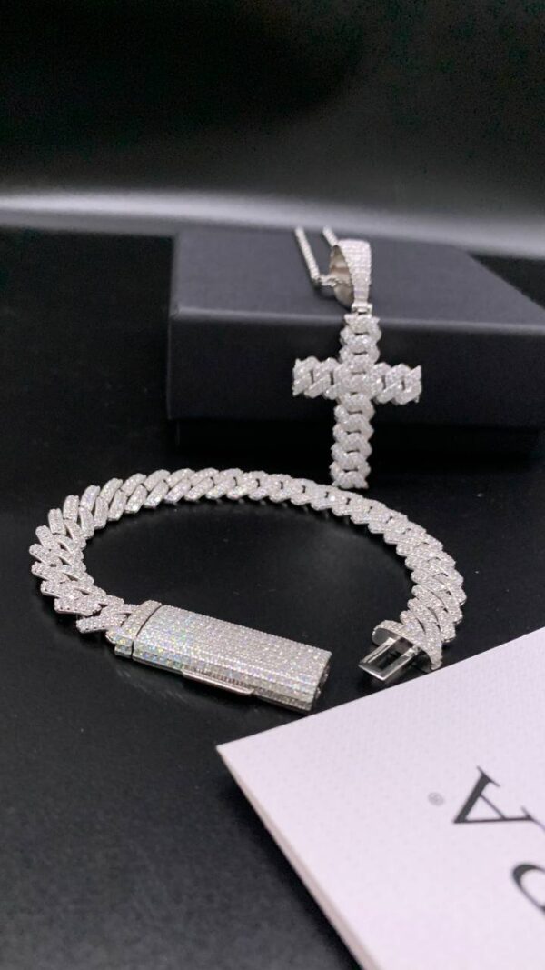 CUBAN PENDANT & BRACELET - Image 3