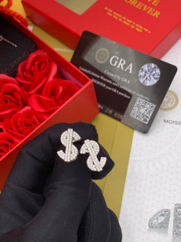 DOLLAR SIGN EARRINGS