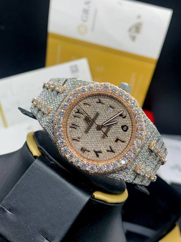 AP BUSSDOWN MOISSANITE WRISTWATCH