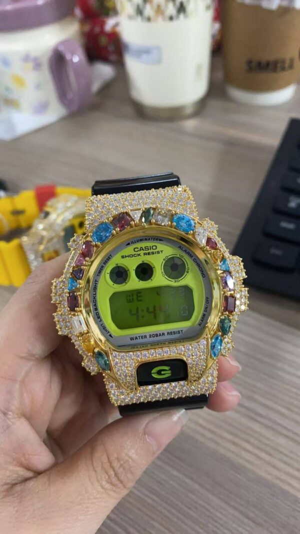 MOISSANITE G-SHOCK  WRISTWATCH