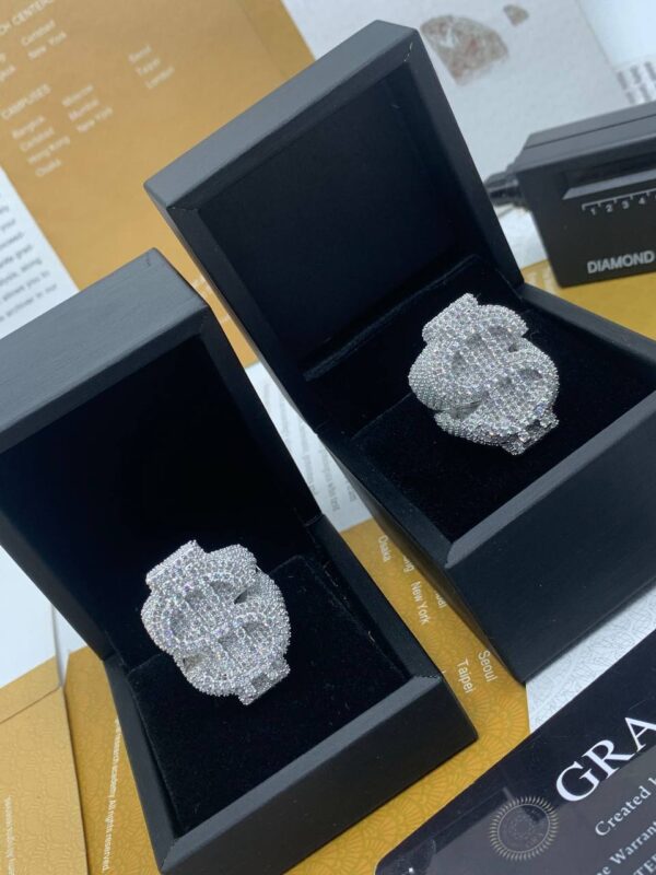 3D DOLLAR SIGN RING - Image 2