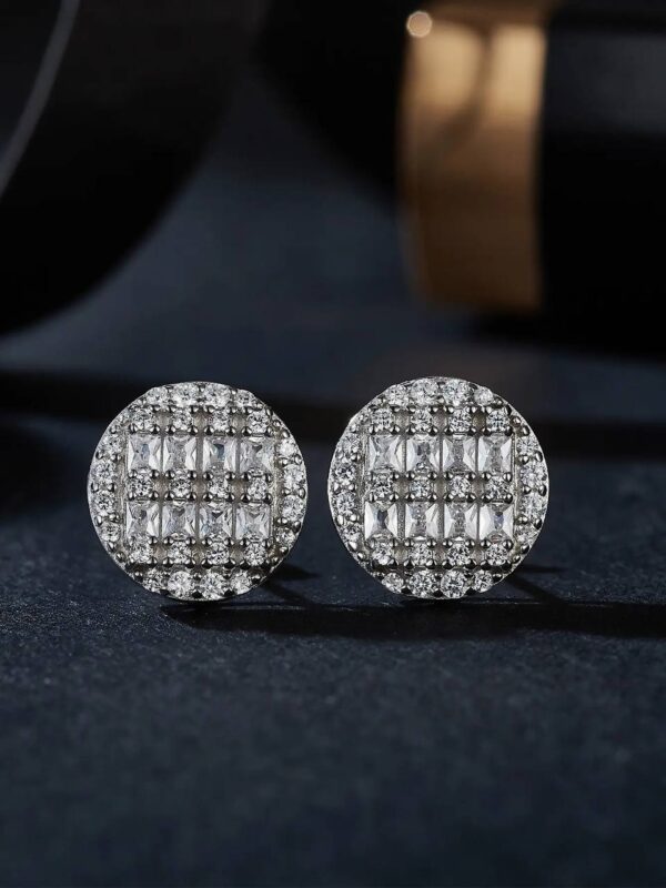BAGUETTE CUT EARRINGS - Image 2