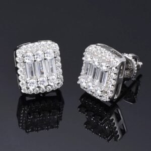 BAGUETTE CUT EARRINGS