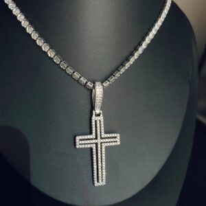 ZIRCONIA CROSS NECKLACE