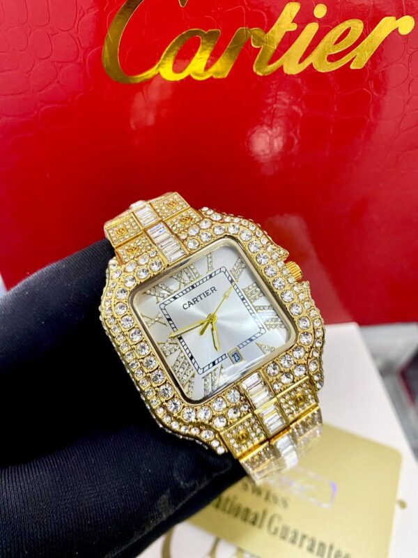 ZIRCONIA CARTIER WRISTWATCH