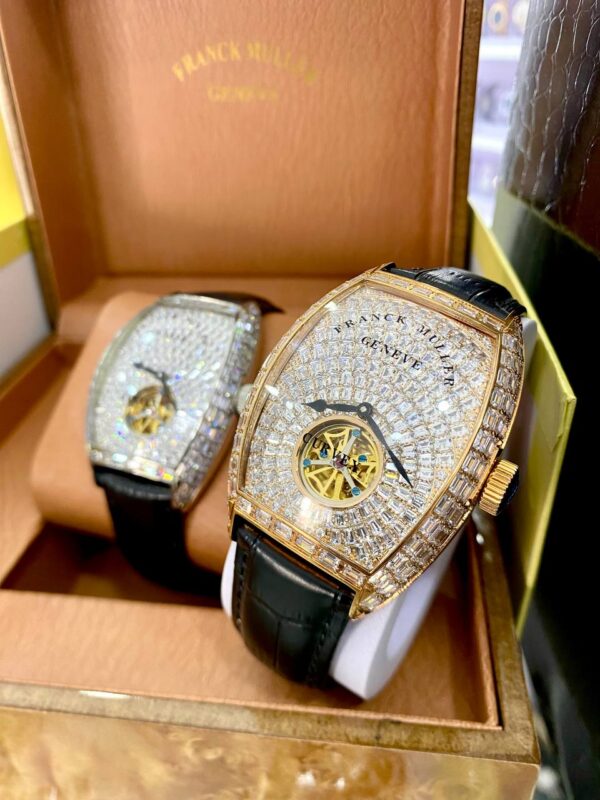 ZIRCONIA STONED FRANK MULLER WRISTWATCH - Image 2