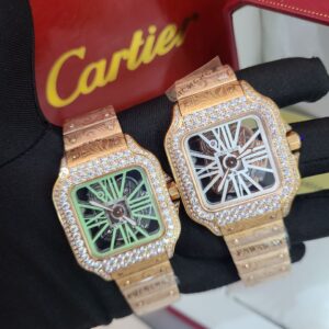 CARTIER SKELETON WRISTWATCH [C-Z STONE]