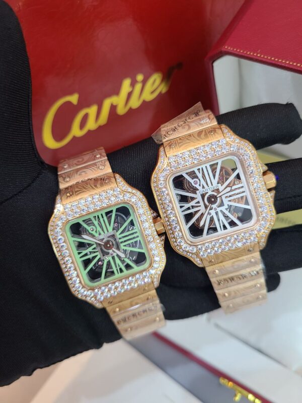 CARTIER SKELETON WRISTWATCH [C-Z STONE]