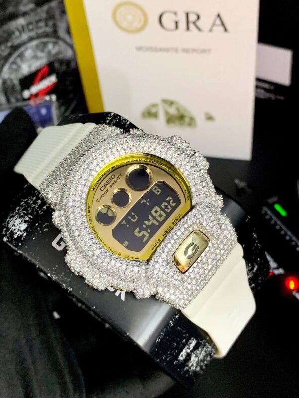 MOISSANITE G-SHOCK WRISTWATCH
