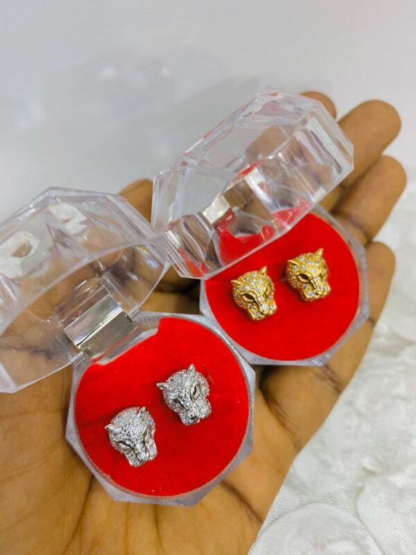 ZIRCONIA PANTHER EARRINGS