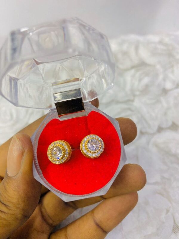 ZIRCONIA ROUND EARRINGS - Image 2