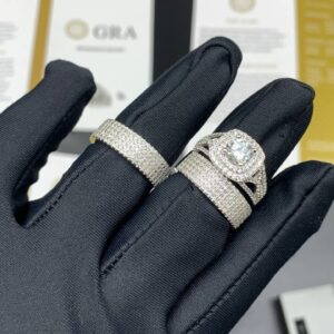 BOLD SQUARE SHAPE WEDDING RING/BANDS